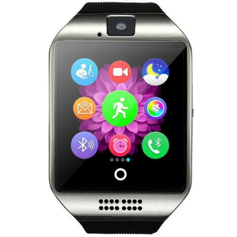 Smartwatch cu telefon iUni Apro U16, Camera, BT, 1.5 inch, Argintiu + Card MicroSD 4GB Cadou